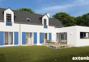 Projet d’extension de maison à Morlaix (29) : agrandissement de maison néo bretonne