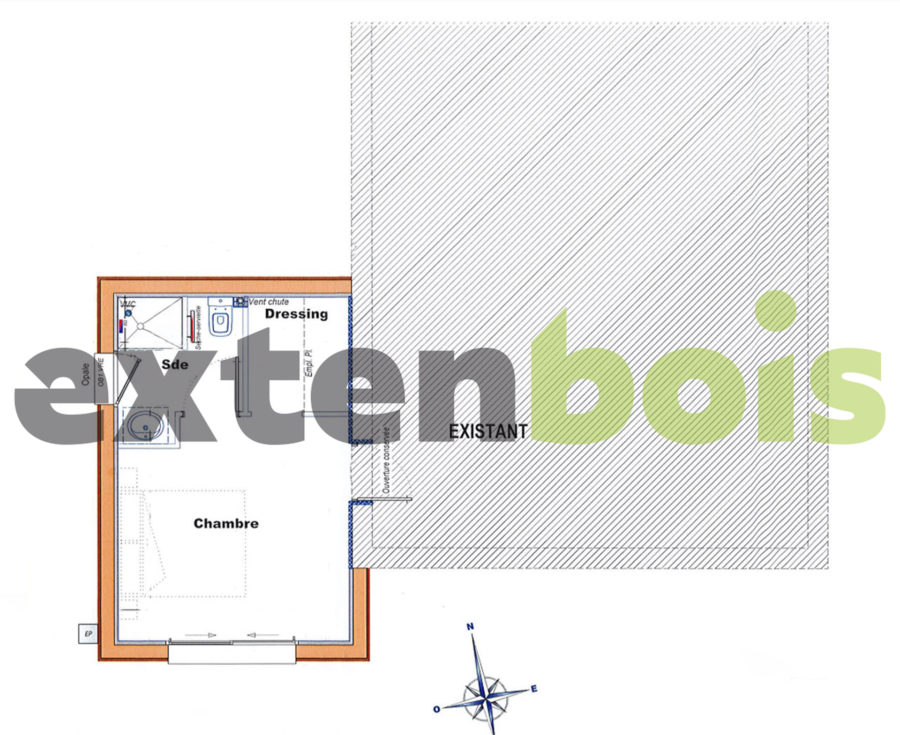 plan-extension-suite-parentale-extenbois